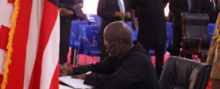 "Dr. Sawyer Was a Man of Peace," President Weah Says of Late Dr. Sawyer as He Signs Book of Condolence